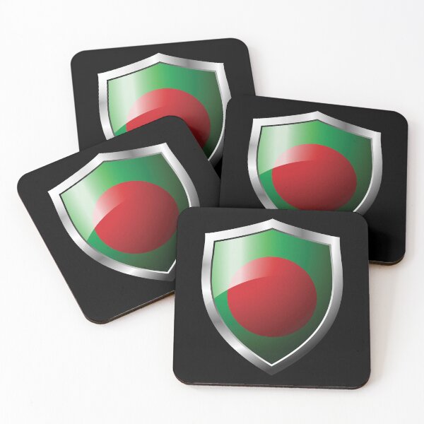Item preview, Strong Bangladesh Flag Shield Country designed and sold by HelloFromAja.