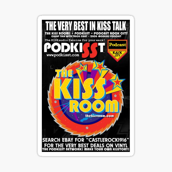 CASTLE ROCK 1916 PodKISSt Network Sticker Sticker
