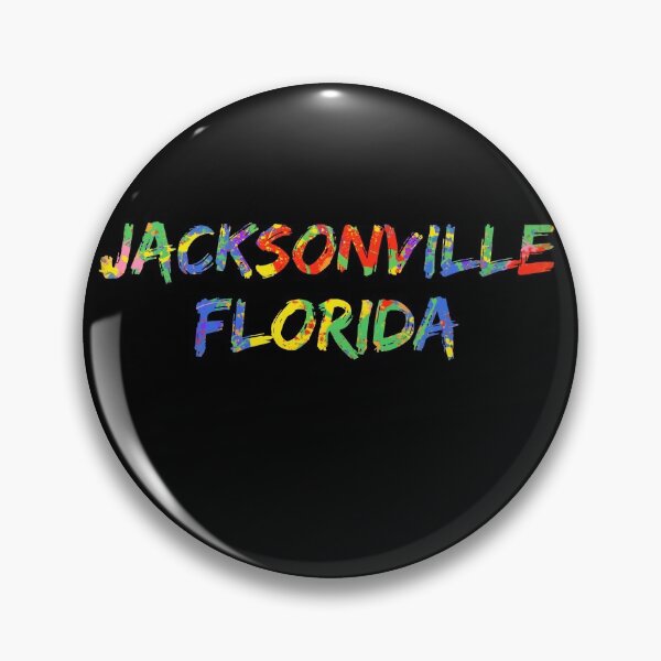 Item preview, Jacksonville Florida Gift Bright Colors Colorful Rainbow Paint Spash Design designed and sold by TNDesignStudio.
