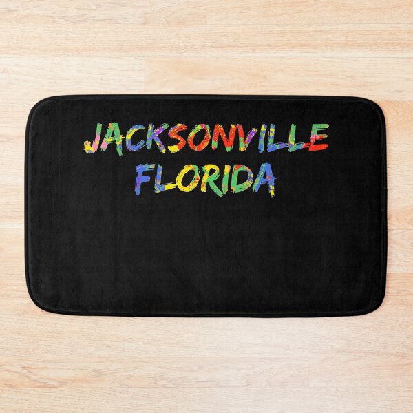 Item preview, Jacksonville Florida Gift Bright Colors Colorful Rainbow Paint Spash Design designed and sold by TNDesignStudio.