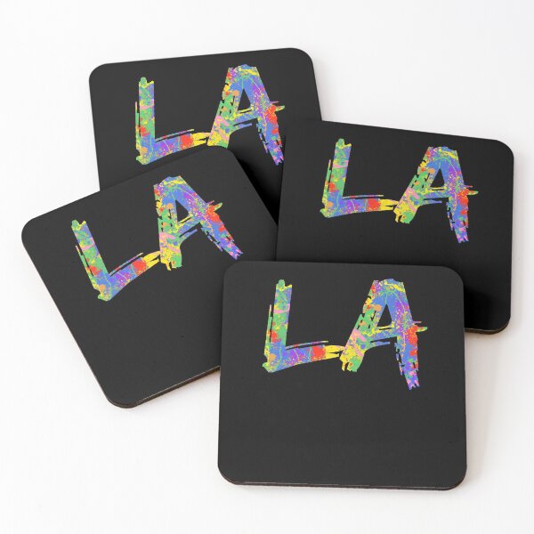 Item preview, LA Gift Bright Colors Los Angeles Colorful Rainbow Paint Spash Design designed and sold by TNDesignStudio.