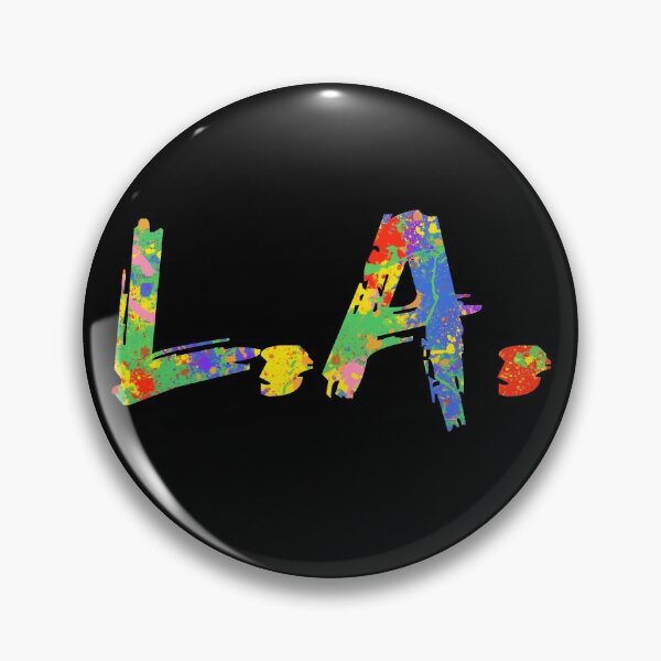 Item preview, L.A. Gift Bright Colors Los Angeles Colorful Rainbow Paint Spash Design designed and sold by TNDesignStudio.