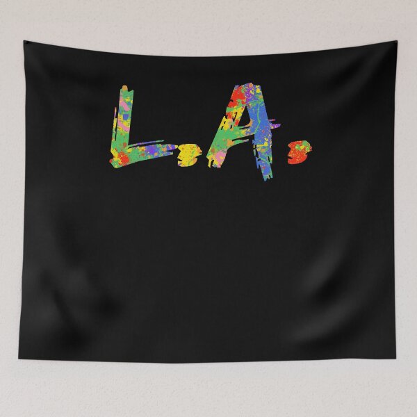 Item preview, L.A. Gift Bright Colors Los Angeles Colorful Rainbow Paint Spash Design designed and sold by TNDesignStudio.