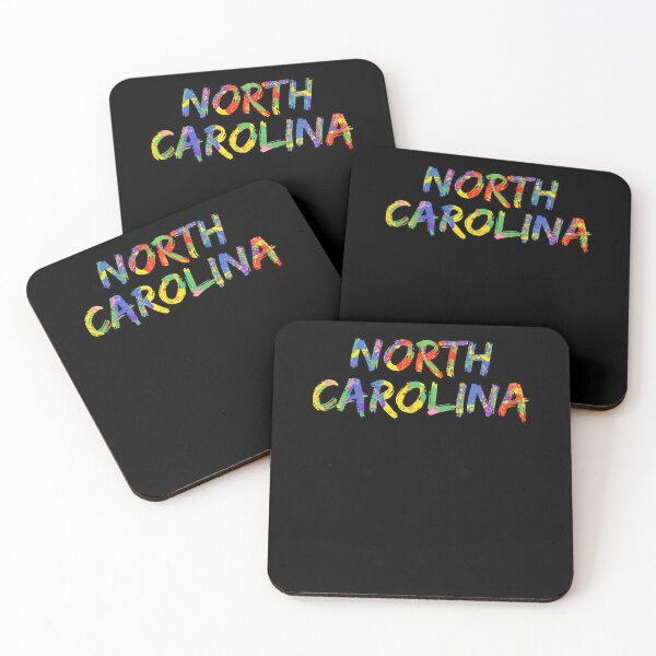 Item preview, North Carolina Gift Bright Colors Colorful Rainbow Paint Spash Design designed and sold by TNDesignStudio.