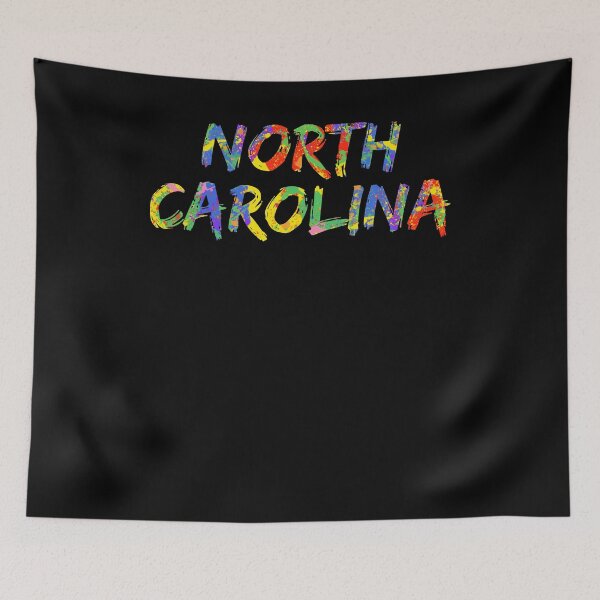 Item preview, North Carolina Gift Bright Colors Colorful Rainbow Paint Spash Design designed and sold by TNDesignStudio.