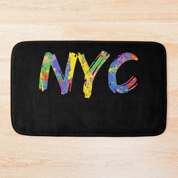 Item preview, NYC Gift Bright Colors New York City Colorful Rainbow Paint Spash Design designed and sold by TNDesignStudio.