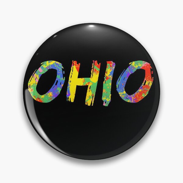Item preview, Ohio Gift Bright Colors Colorful Rainbow Paint Spash Design designed and sold by TNDesignStudio.