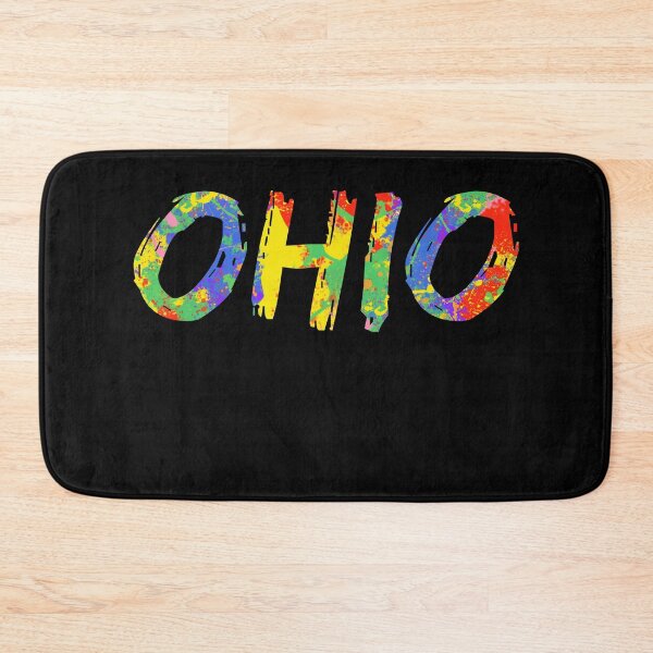 Item preview, Ohio Gift Bright Colors Colorful Rainbow Paint Spash Design designed and sold by TNDesignStudio.