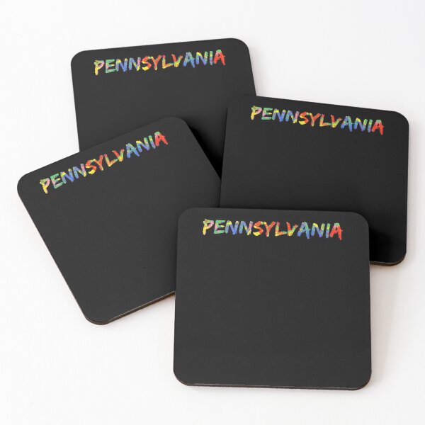 Item preview, Pennsylvania Gift Bright Colors Colorful Rainbow Paint Spash Design designed and sold by TNDesignStudio.