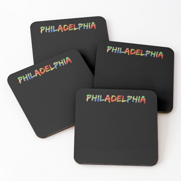 Item preview, Philadelphia Gift Bright Colors Colorful Rainbow Paint Spash Design designed and sold by TNDesignStudio.