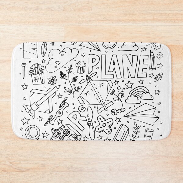 Item preview, RC Plane Remote Controlled Model - Doodle Artwork designed and sold by Toto-Hello.