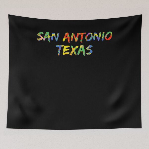 Item preview, San Antonio Texas Gift Bright Colors Colorful Rainbow Paint Spash Design designed and sold by TNDesignStudio.