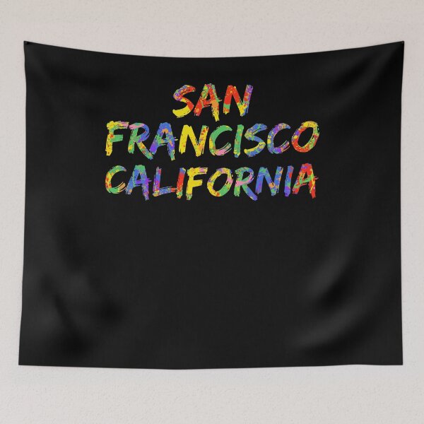 Item preview, San Francisco California Gift Bright Colors Colorful Rainbow Paint Spash Design designed and sold by TNDesignStudio.