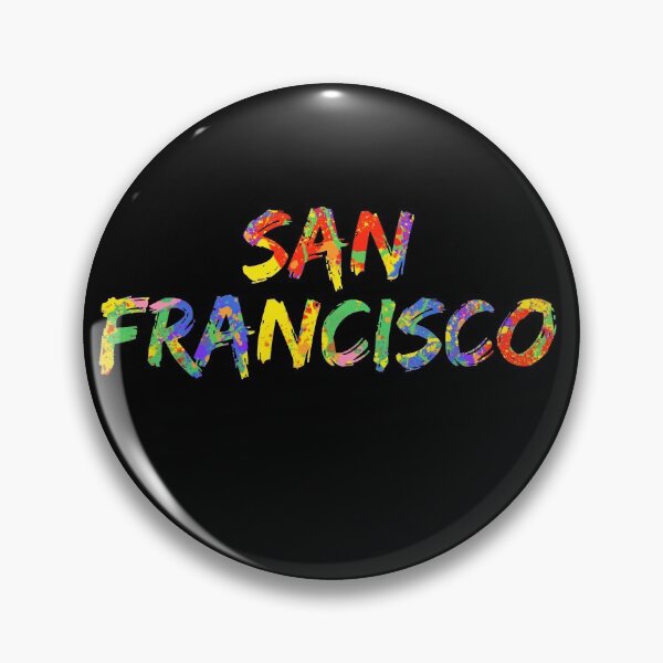Item preview, San Francisco Gift Bright Colors Califronia Colorful Rainbow Paint Spash Design designed and sold by TNDesignStudio.
