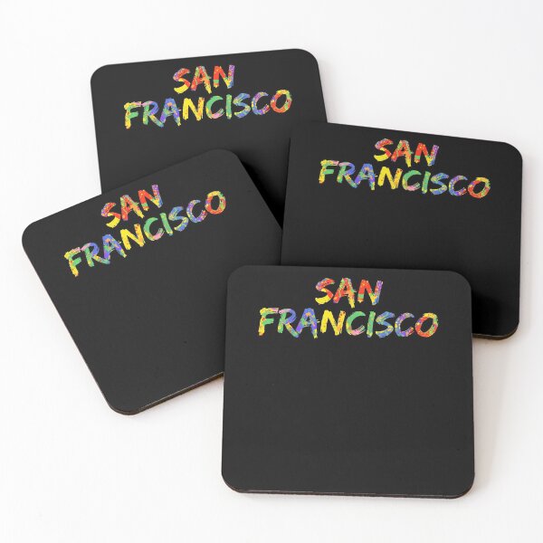 Item preview, San Francisco Gift Bright Colors Califronia Colorful Rainbow Paint Spash Design designed and sold by TNDesignStudio.