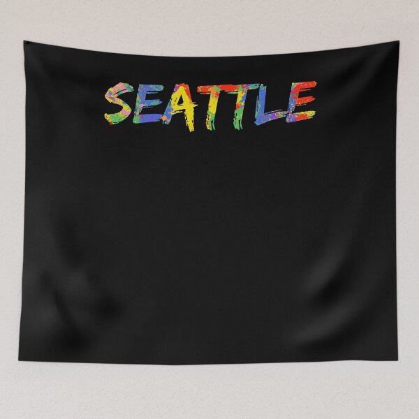 Item preview, Seattle Gift Bright Colors Colorful Rainbow Paint Spash Design designed and sold by TNDesignStudio.