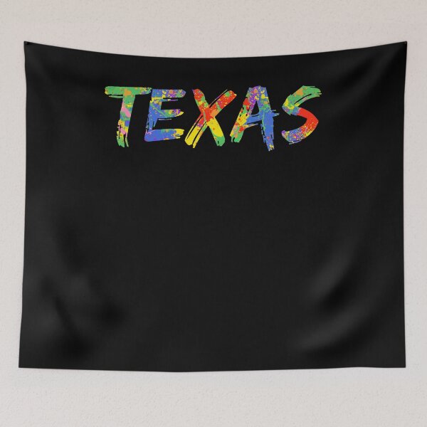 Item preview, Texas Gift Bright Colors Colorful Rainbow Paint Spash Design designed and sold by TNDesignStudio.