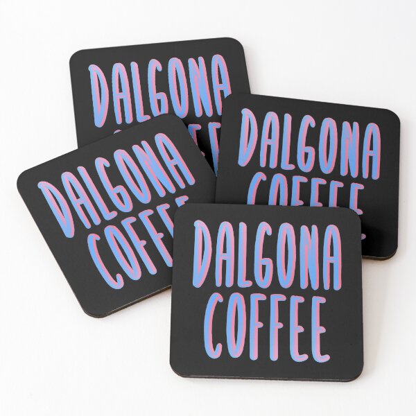 Item preview, Dalgona Coffee (Vintage Retro Sign - Colorful Logo Art) designed and sold by SassyClassyMe.