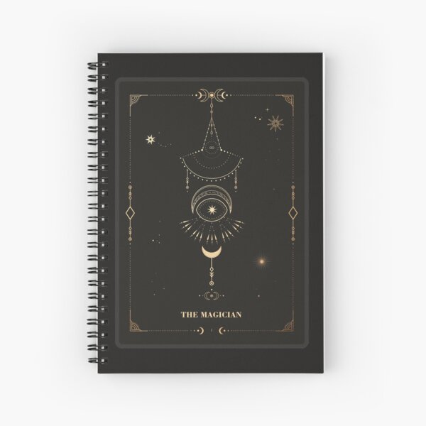 The Magician Tarot Card Spiral Notebook