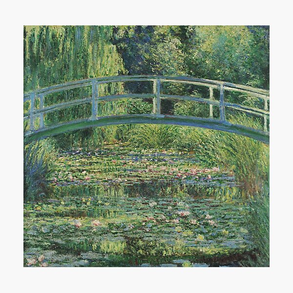 Claude Monet - The Water-Lily Pond Photographic Print