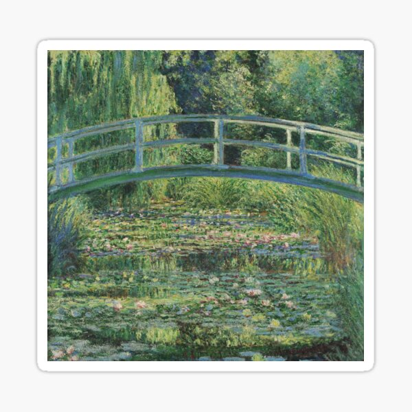 Claude Monet - The Water-Lily Pond Sticker