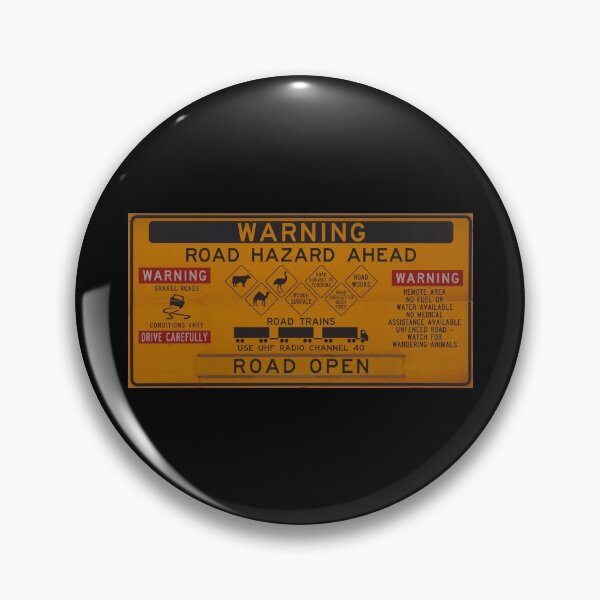 Item preview, Warning Road Hazard sign Australia designed and sold by Schoensl.