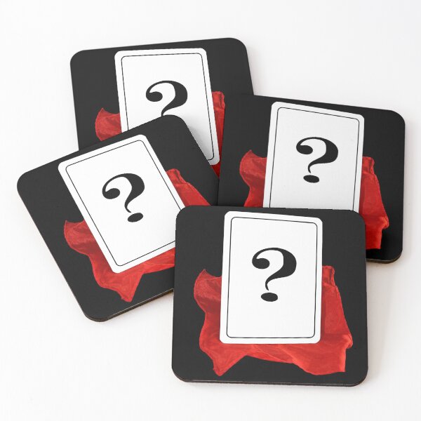 Item preview, Interrogative card on black background designed and sold by Grégory DUBUS.