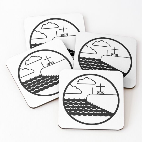 Item preview, Tour Aotearoa - Greymouth Bar Lookout Icon designed and sold by Tom Napper Design.