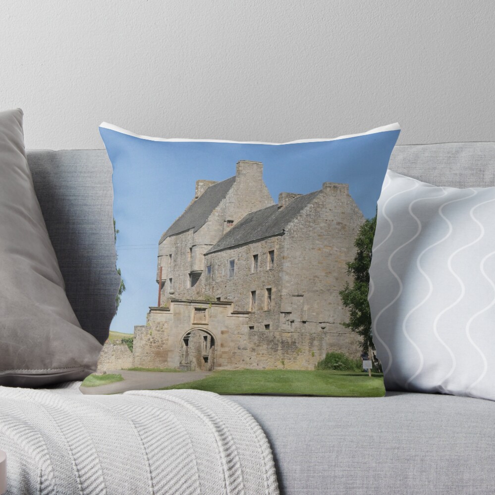 Midhope Castle , Hopetoun estate , near Edinburgh , Scotland Throw Pillow