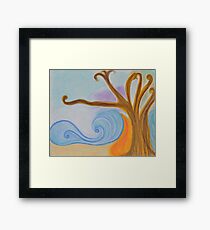 oil and wine Framed Print