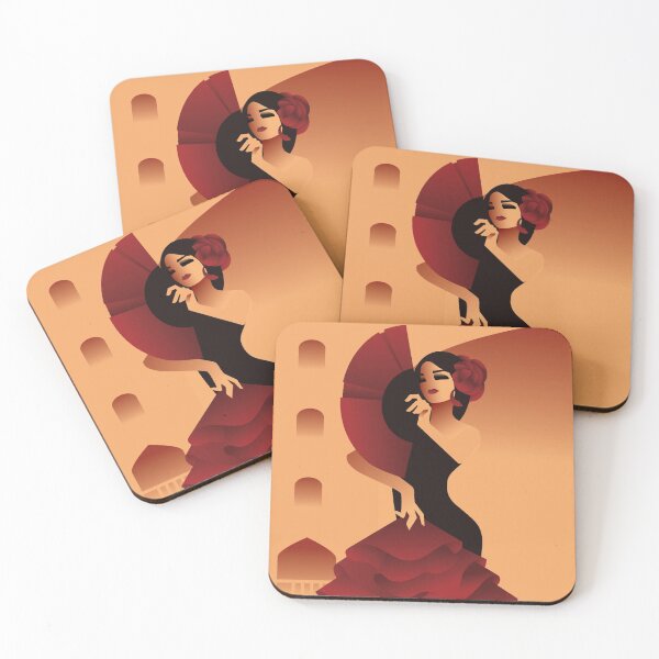 Item preview,  Art Deco Flamenco A Dreamer`s Vision Of Dancer Vintage Retro Art Dance Of Passion designed and sold by 108dragons.