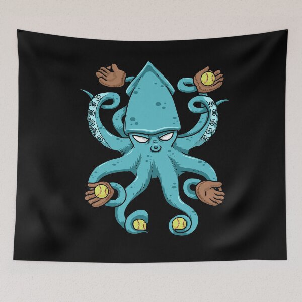 Item preview, Octopus Softball Shirts Girls Softball Shirts Women Softball designed and sold by DSWShirts.