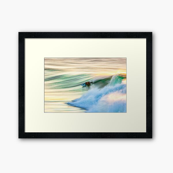 Moning Blur Framed Art Print