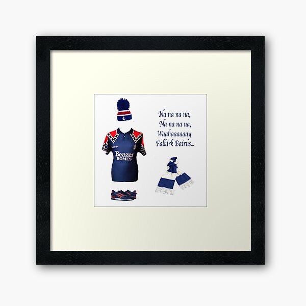 Falkirk fc Framed Art Print