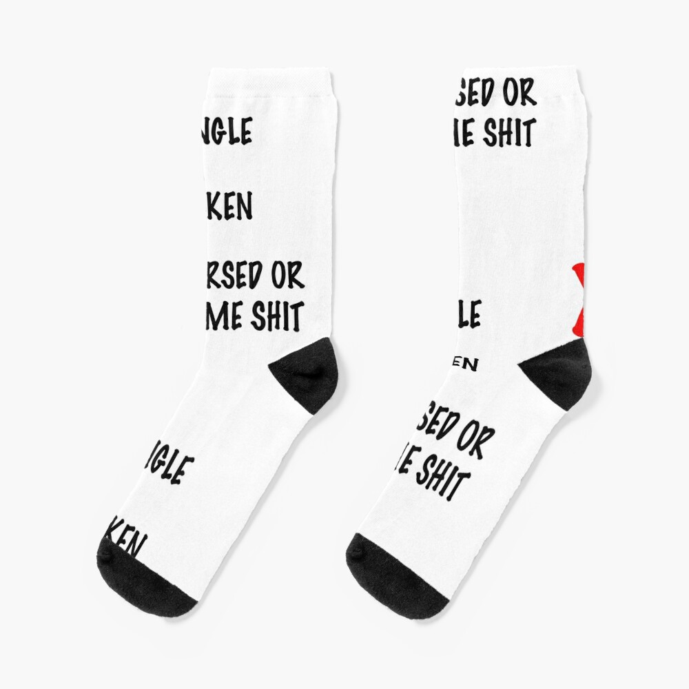 "Cursed " Socks by Akillshall | Redbubble