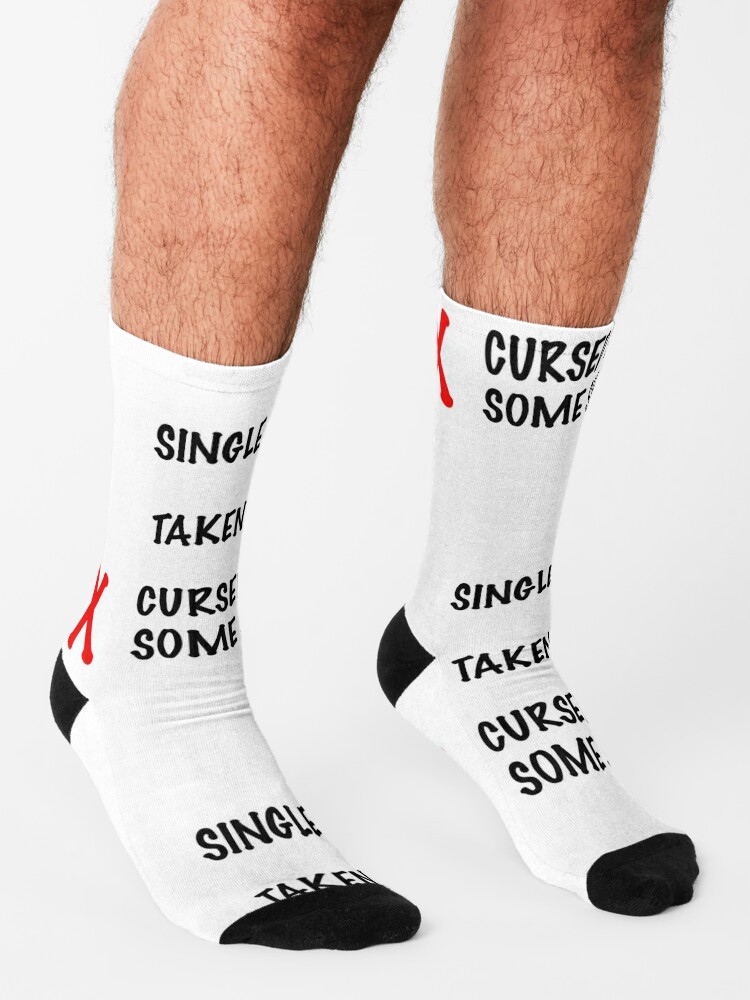 "Cursed " Socks by Akillshall | Redbubble