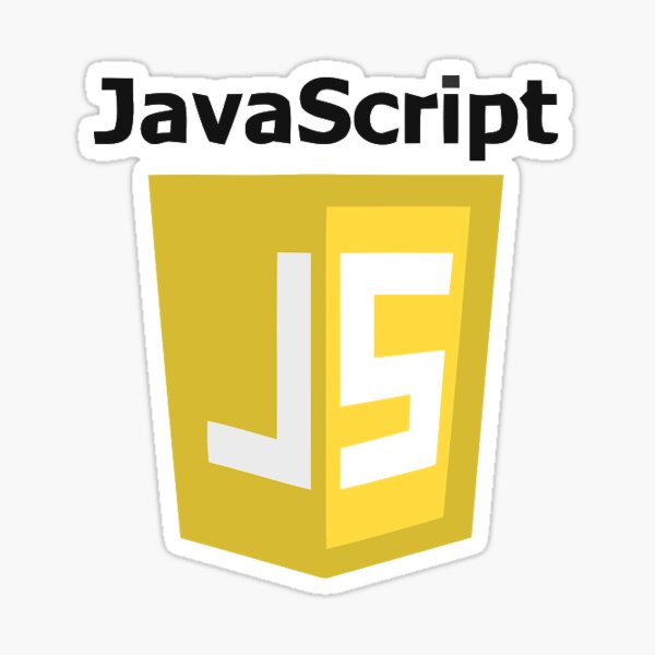"JavaScript logo" Sticker for Sale by Axelmn | Redbubble