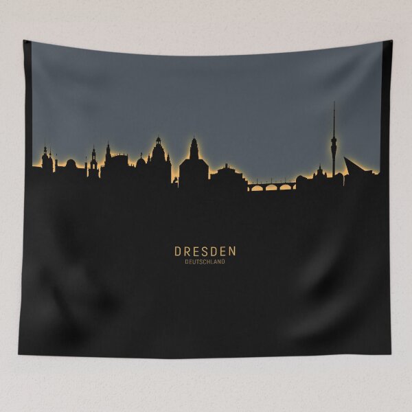 Item preview, Dresden Germany Skyline designed and sold by ArtPrints.