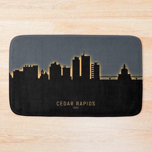Item preview, Cedar Rapids Iowa Skyline designed and sold by ArtPrints.