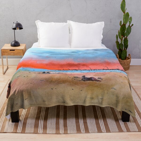 Item preview, Watercolour beach scene designed and sold by darrenyeoart.