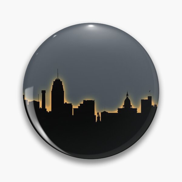 Item preview, Lansing Michigan Skyline designed and sold by ArtPrints.