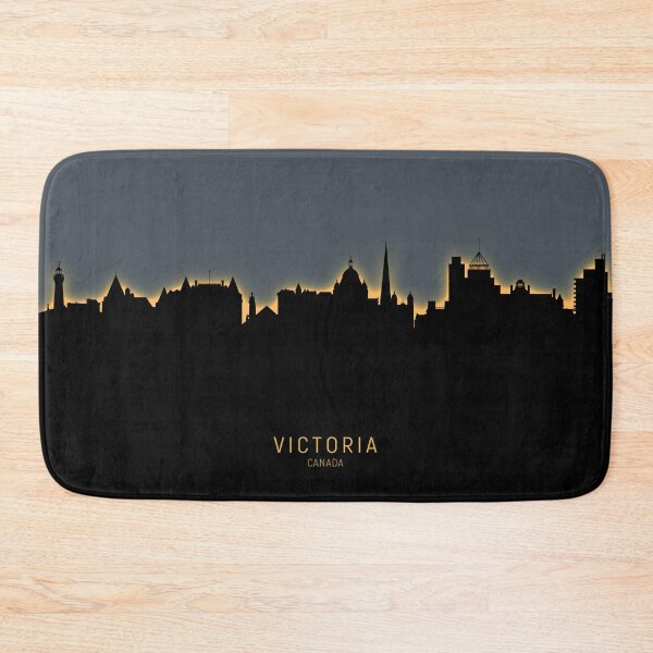Artikelvorschau, Victoria Canada Skyline entworfen und verkauft von ArtPrints.
