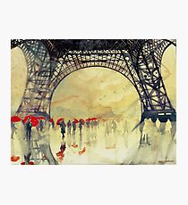 Under the Eiffel Tower Photographic Print