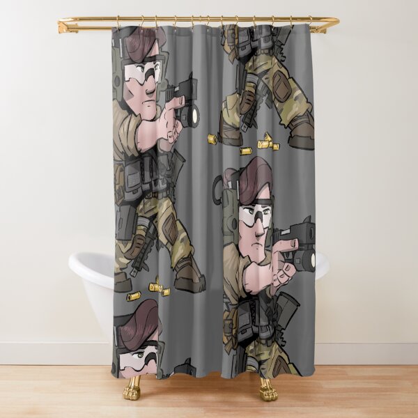 Garand Thumb Shower Curtain
