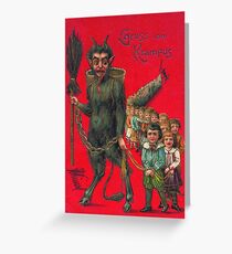 Tarjeta de felicitación Gruss vom Krampus