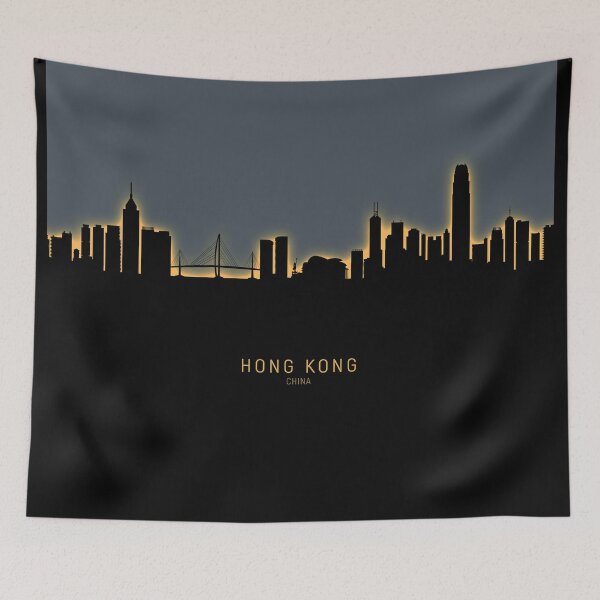 Artikelvorschau, Hong Kong Skyline entworfen und verkauft von ArtPrints.