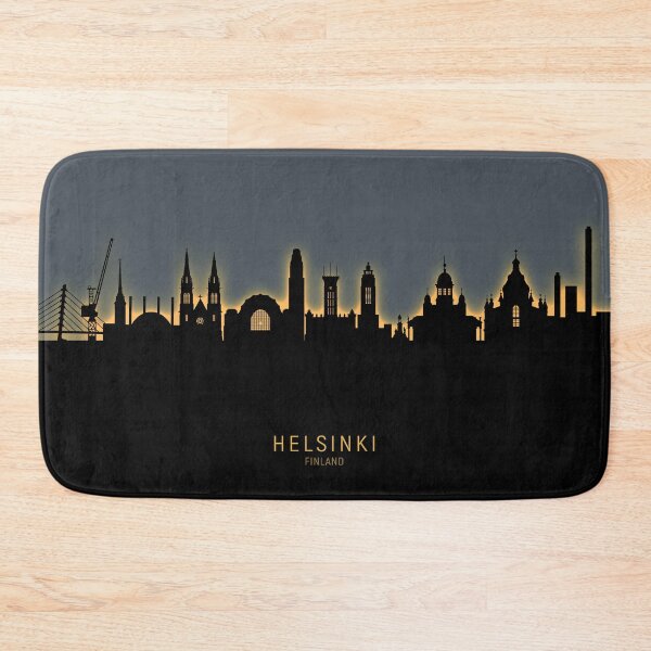 Item preview, Helsinki Finland Skyline designed and sold by ArtPrints.