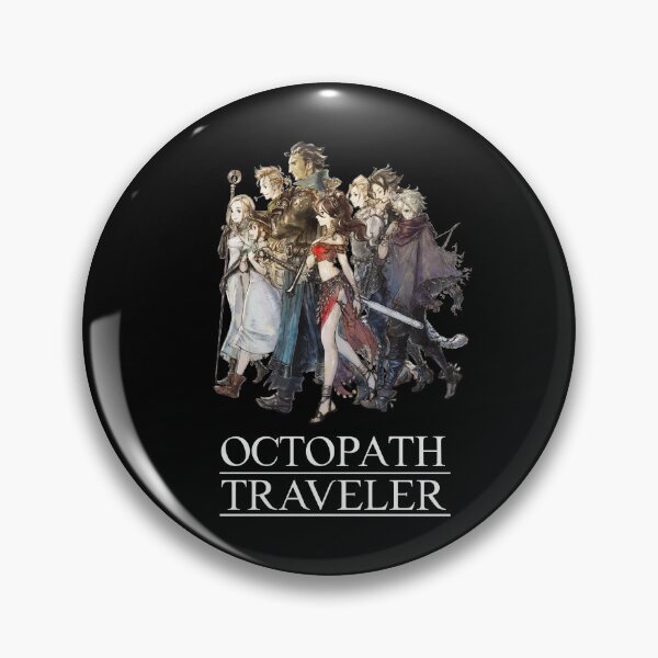 Item preview, Octopath Traveler® - Travelers Logo [w/ White Text] designed and sold by SWISH-Design.