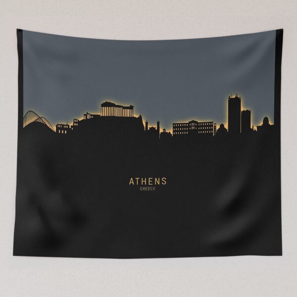 Item preview, Athens Greece Skyline designed and sold by ArtPrints.