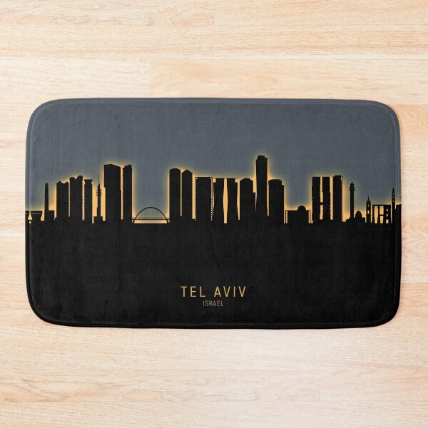 Item preview, Tel Aviv Israel Skyline designed and sold by ArtPrints.